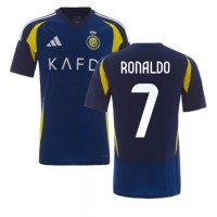 Camiseta Al-Nassr Cristiano Ronaldo #7 Segunda Equipación Replica 2024-25 mangas cortas